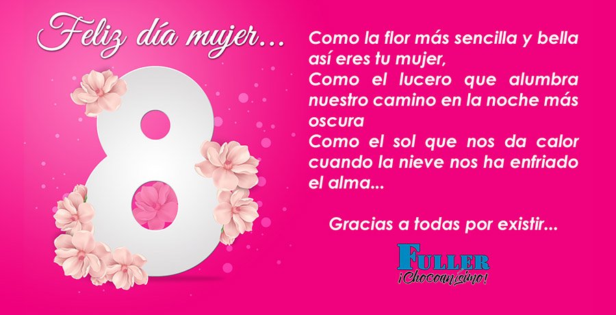 Feliz día de la mujer