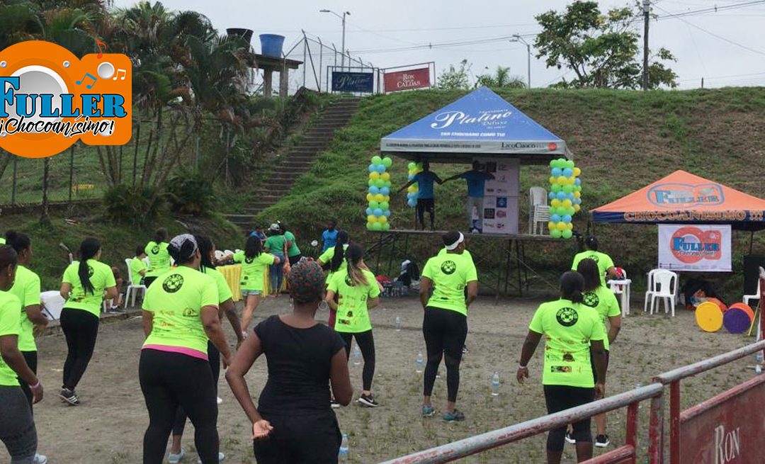 Fuller apoya campaña deportiva en el Aeroparque de Quibdó.