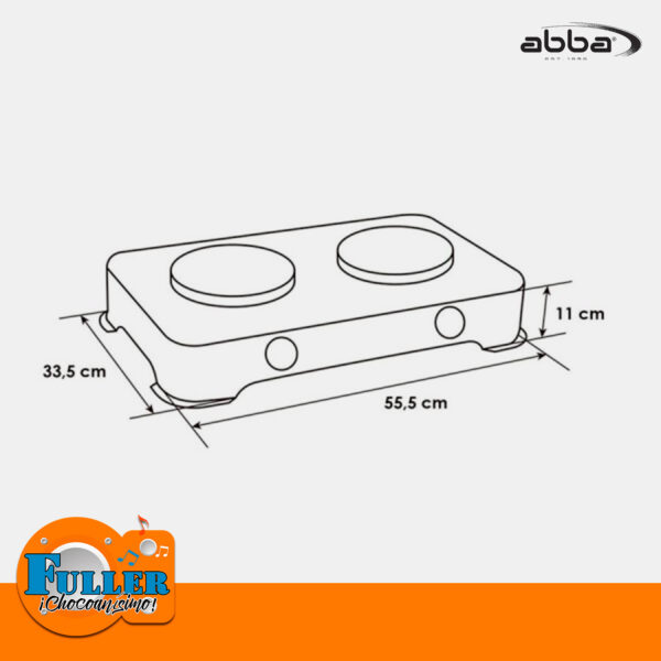 Cocineta Abba 2 Puestos Gas SG-200-1 QL - Imagen 5