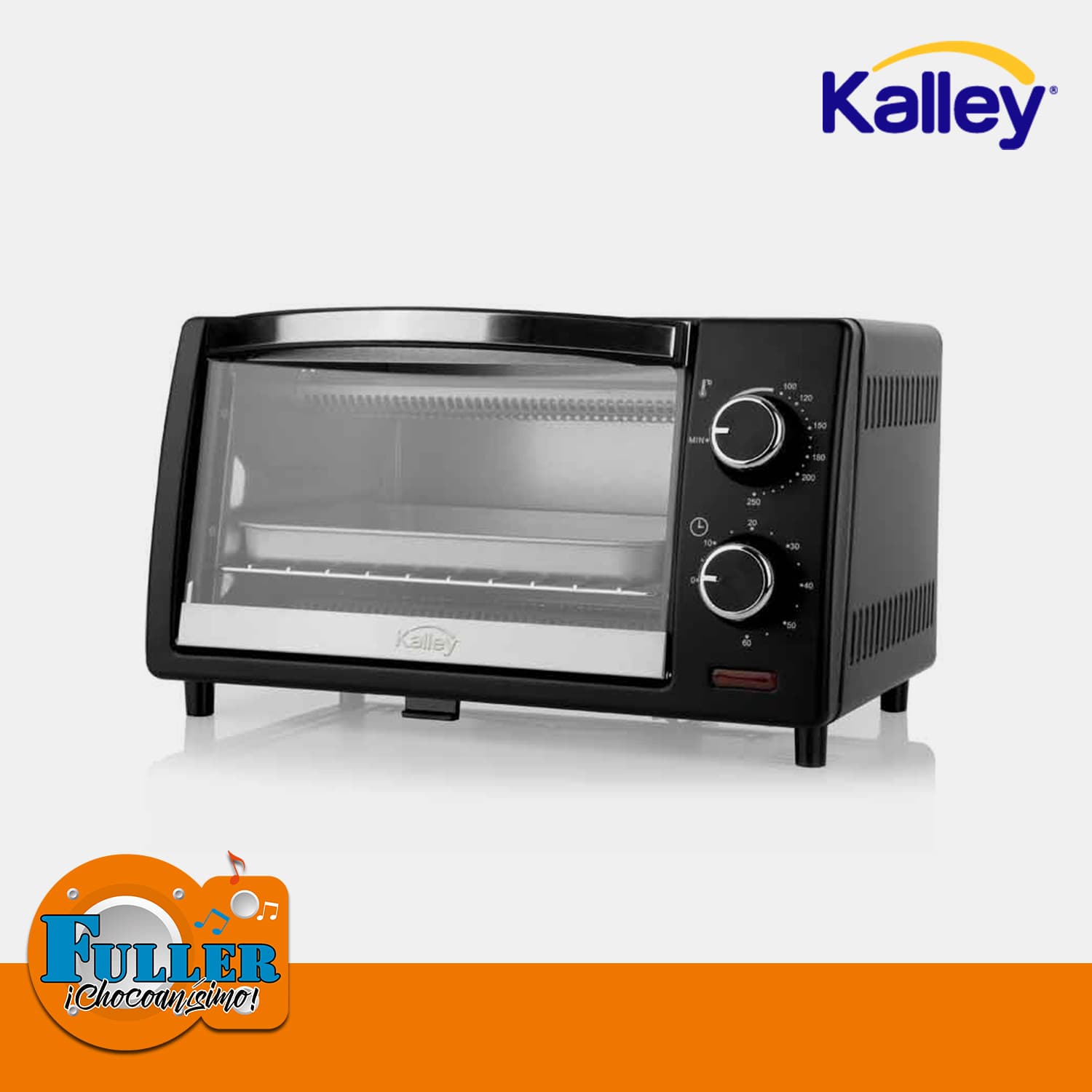 Horno Tostador Kalley 9Lt K-MHE8009N01 Negro - Almacenes Fuller