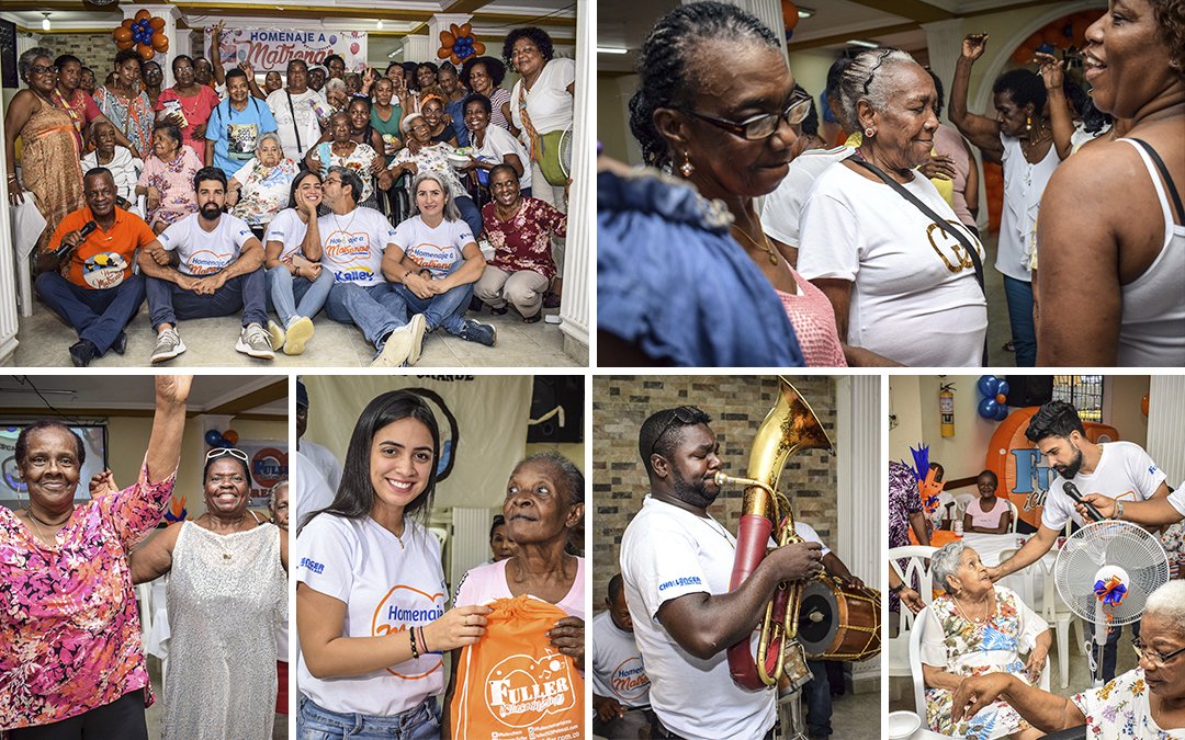 Fuller le cumple a las Matronas del barrio Yescagrande