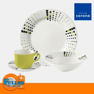 Vajilla Corona Malaya 4 Puestos 16 Piezas Redonda