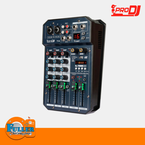 Consola Pro Dj T4 - 4 Canales - Imagen 2