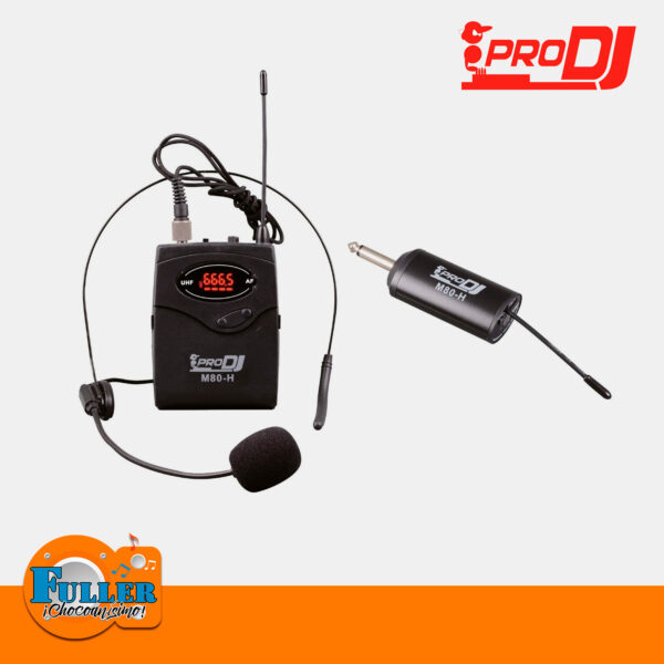 Micrófono Inalámbrico Pro Dj M80-H Diadema
