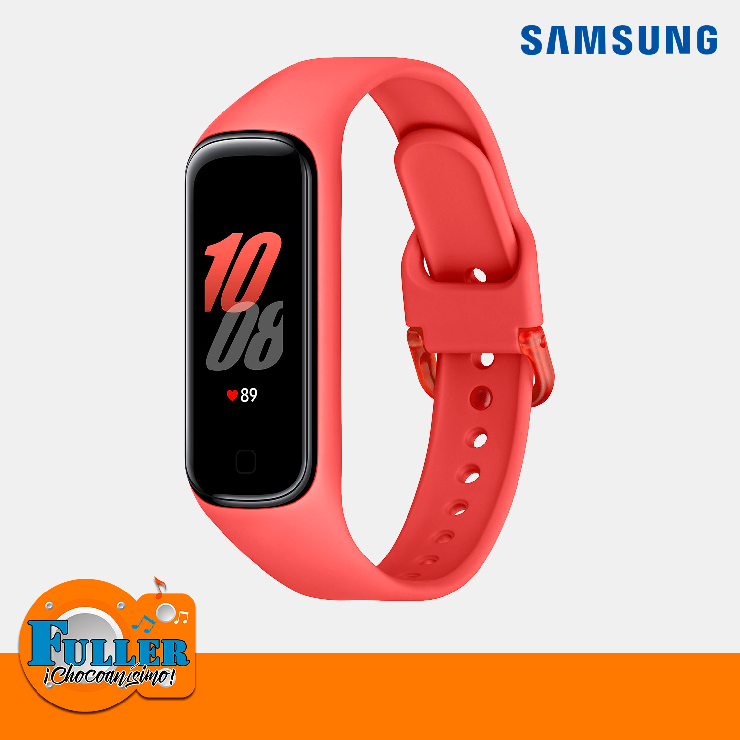 Smart Watch Samsung Galaxy Fit 2 Rojo Escarlata - Almacenes Fuller