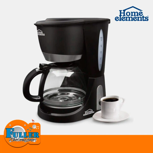 Cafetera Home Elements HE-7031A Negro
