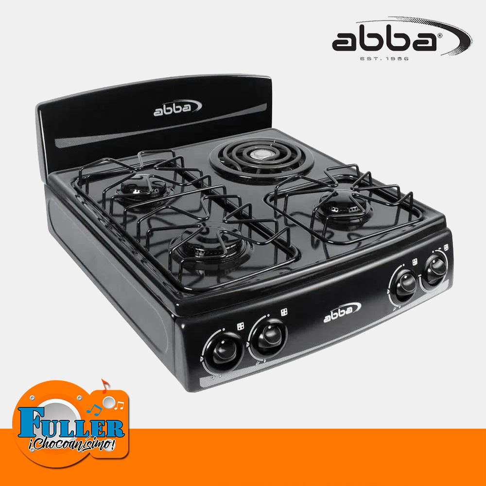 Cocineta abba mixta 3X1 QL SM400 1 con espadar - Negra