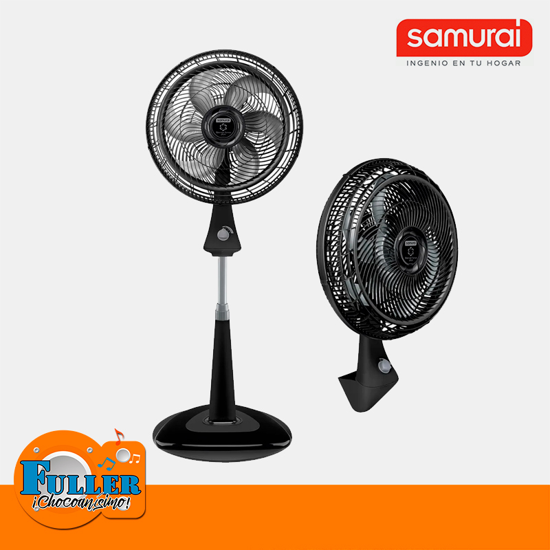 Ventilador Samurai 18" 2en1 Silence Force Plus - Negro