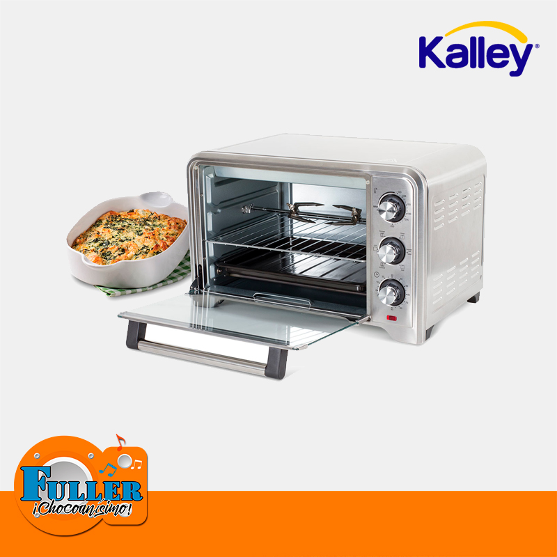 Horno tostador Kalley de 30Lt K-HE30SS - Acero inoxidable - Almacenes Fuller