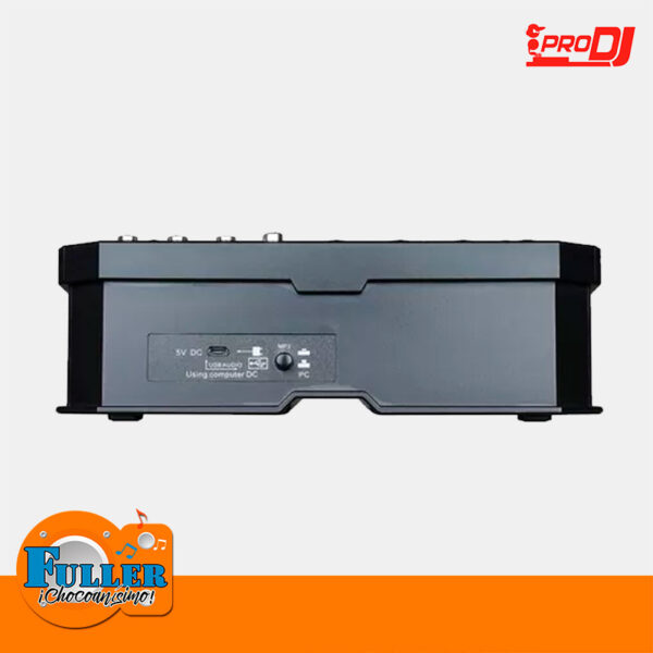Consola Pro Dj GA06 Usb  Bluetooth 4XLR 1 Sterero 1Mic 1TSR O RCA - Imagen 4