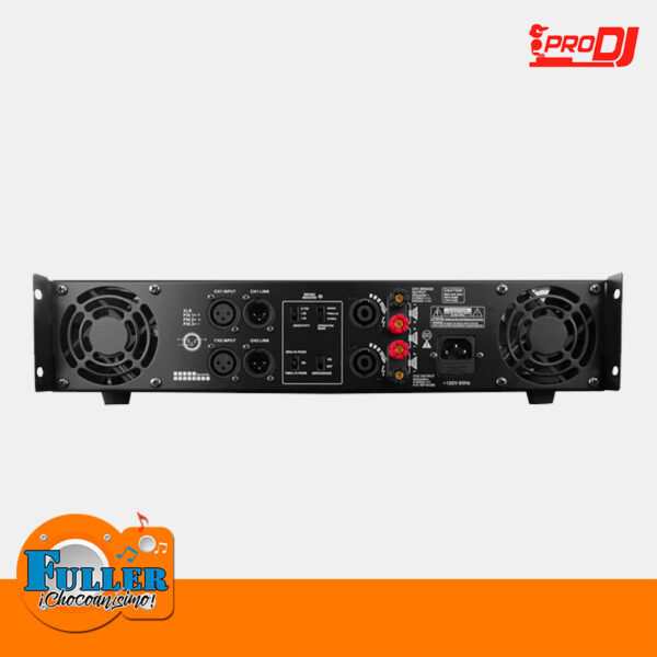 Planta Pro Dj V6 Potencia de audio clase H 2400w - Imagen 2