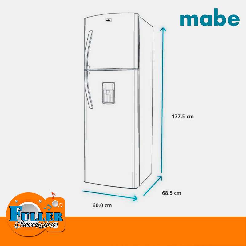 Nevera Mabe 313Lt No Frost RMA313FXCT Gris - Imagen 5