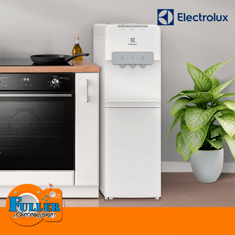 Dispensador de Agua Electrolux con Gabinete y 3 grifos ES11WR - Blanco - Imagen 3