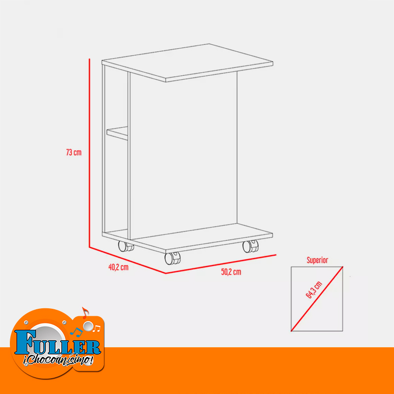 Escritorio móvil  Luzzo ELD 6100 Duna - Imagen 5