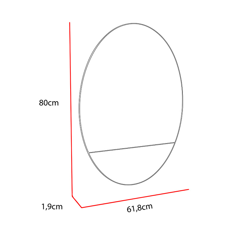 Espejo ferrara 800×618×19 mm ef40001 - Imagen 3