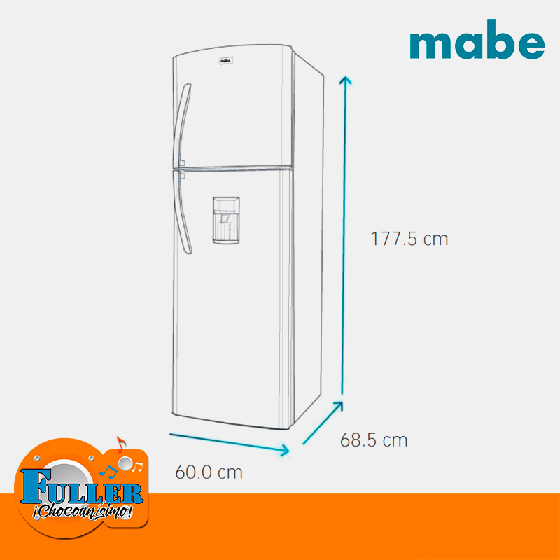 Nevera mabe No frost 313 RMA313FBCG - Grafito - Imagen 4